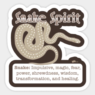 Spirit Animal-Snake Sticker